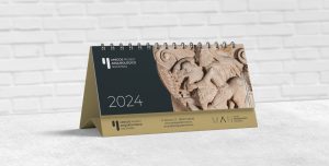 Diseño del calendario 2024 de la Asociación de Amigos del Museo Arqueológico Nacional