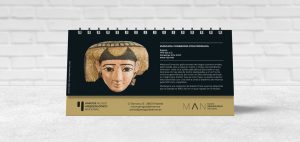 Diseño del calendario 2024 de la Asociación de Amigos del Museo Arqueológico Nacional