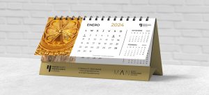 Diseño del calendario 2024 de la Asociación de Amigos del Museo Arqueológico Nacional