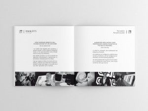 Diseño Booklet Think 2015 with Google