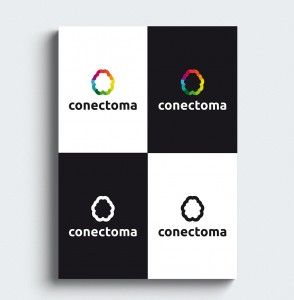 Diseño versiones logotipo Conectoma