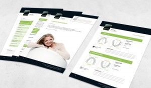 Diseño hojas informativas GlamSmile