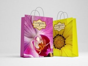 Propuesta de diseño para las bolsas de la marca de cosméticos