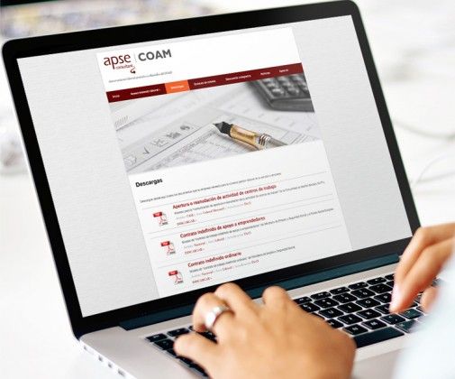 diseño web responsive para Apse Consultant