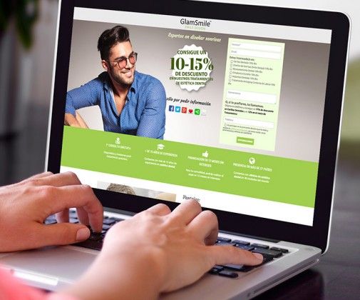 diseño web para GlamSmile Madrid